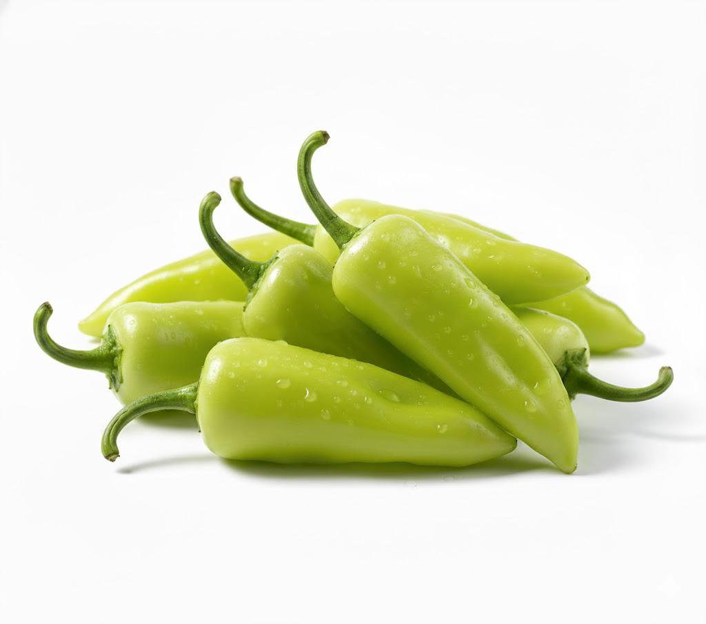 Fresh Ceylon capsicum chillies